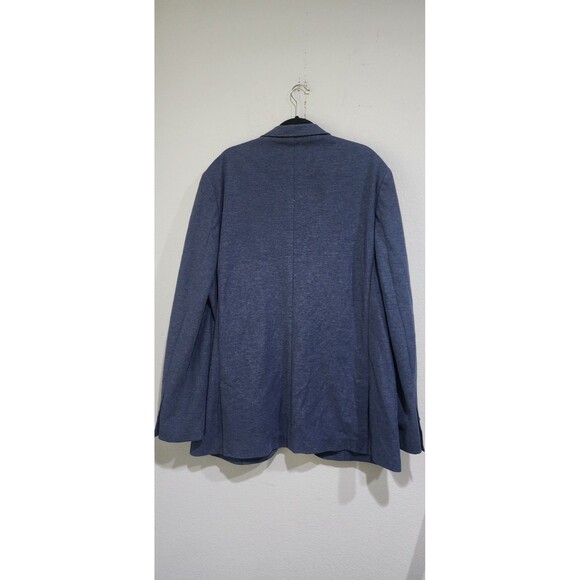 NEW Michael Strahan Blazer Mens 3XLT Blue Unconstructed Two Button Casual - Picture 2 of 12